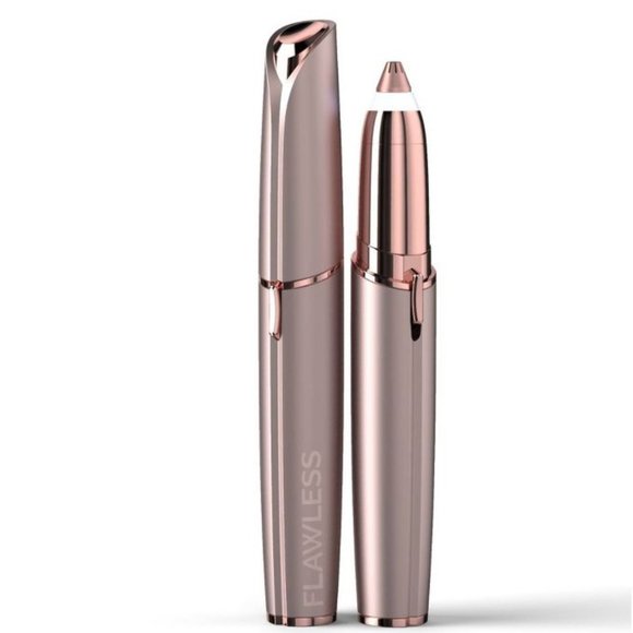 NWT finishing touch flawless brows cordless facial hair remover 18K gold-plated - Picture 3 of 6